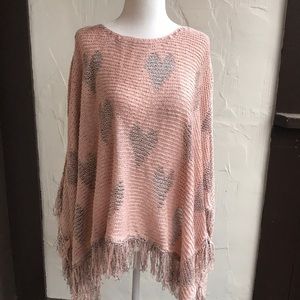 Sweet heart poncho